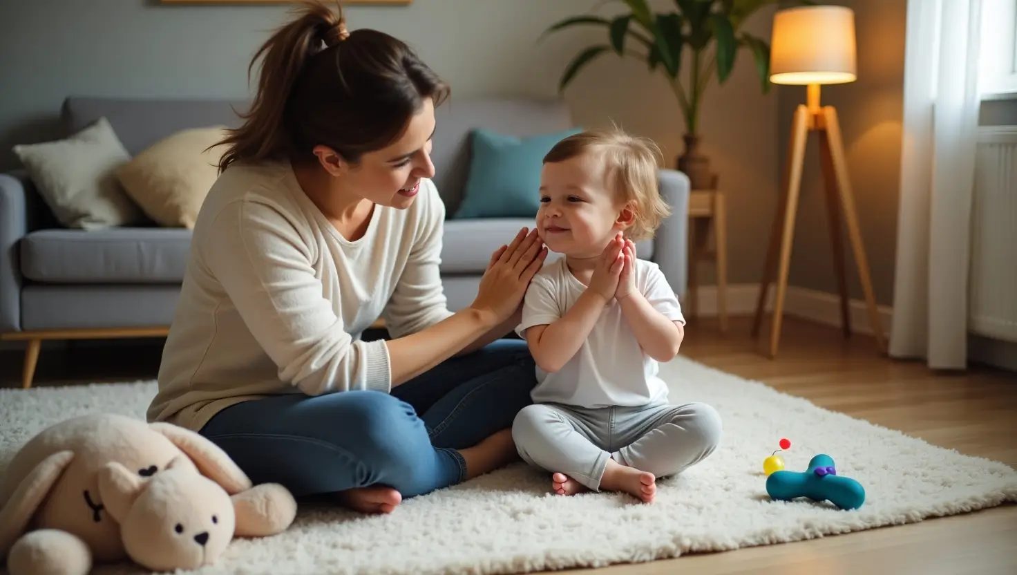 Why 3 year olds have tantrums and how to calm them down with soothing toys and deep breathing exercises in a calm home setting.